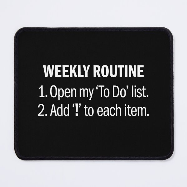 Item preview, Weekly routine. v.4 designed and sold by x1brett.