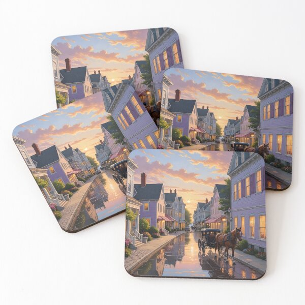 Item preview, Mackinac Island, Michigan: Sunset Victorian Charm designed and sold by LSVart.