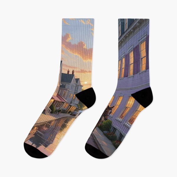 Item preview, Mackinac Island, Michigan: Sunset Victorian Charm designed and sold by LSVart.