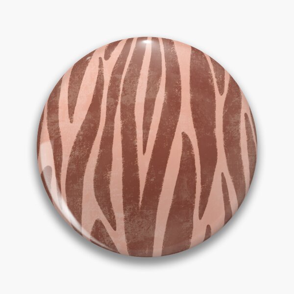 Item preview, Zebra stripes in mocha mousse brown and pink designed and sold by SJAPhoto.