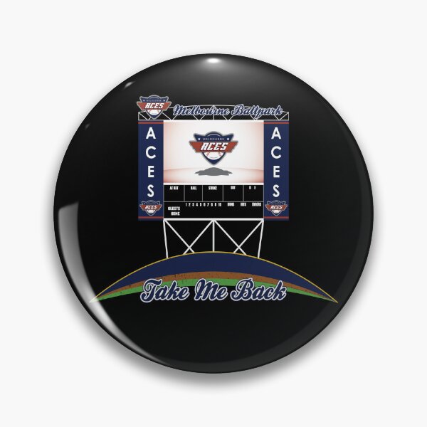 Item preview, Take Me Back To Melbourne Ballpark Baseball ABL Vector Graphic Digital Art Illustration designed and sold by Digitising Booth.