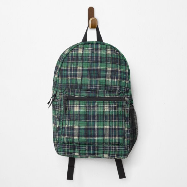 Item preview, Highland Tartan: A Timeless Green & Navy Plaid designed and sold by Meta2Physical.