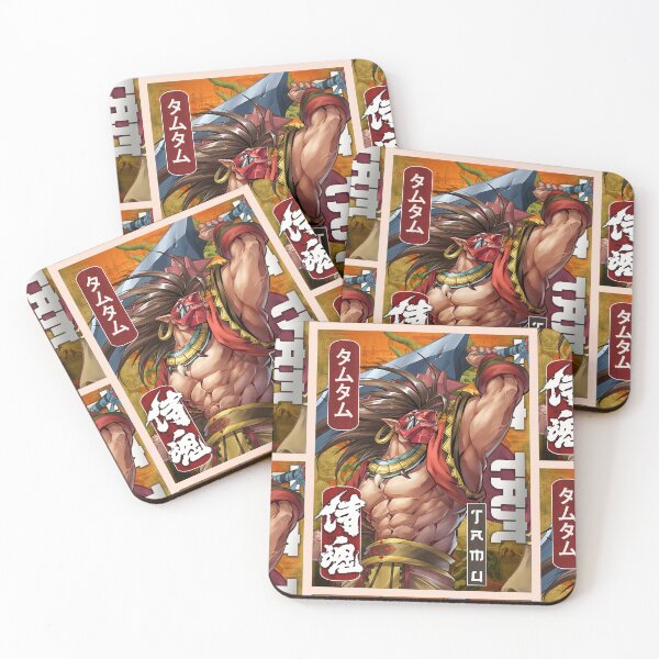 Artikelvorschau, Samurai Shodown Tam Tam Klassische Retro-Gaming-Kunst entworfen und verkauft von Back2Collage.