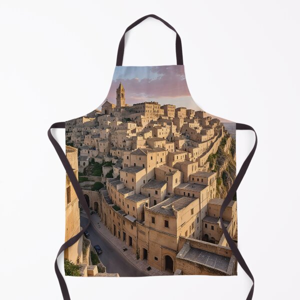 Item preview, Matera, Italy: Golden Sunset Over Ancient Stone City designed and sold by LSVart.