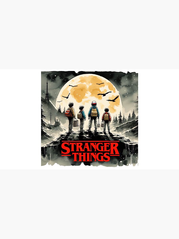 Thumbnail 7 of 7, Cap, Stranger Things Retro Moon Silhouette designed and sold by kazzoie.