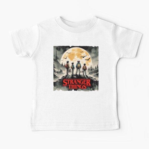 Item preview, Stranger Things Retro Moon Silhouette designed and sold by Retr0Tshirts.