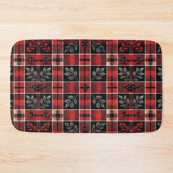 Item preview, Buffalo Check Classic: A Timeless Red & Black Plaid designed and sold by Meta2Physical.
