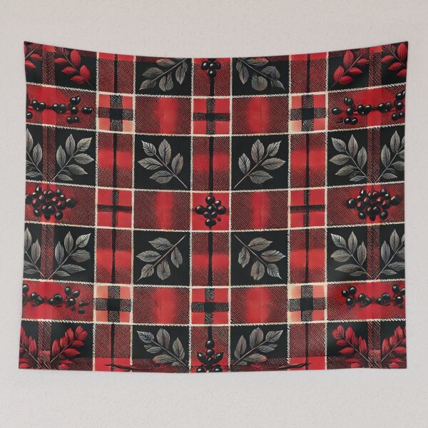 Item preview, Buffalo Check Classic: A Timeless Red & Black Plaid designed and sold by Meta2Physical.