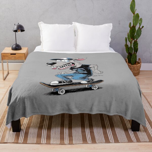 Item preview, Skater Dog – Grunge Cartoon Style with Urban Edge designed and sold by love3617.