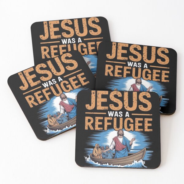 Item preview, Jesus was a refugee  designed and sold by Obinne.