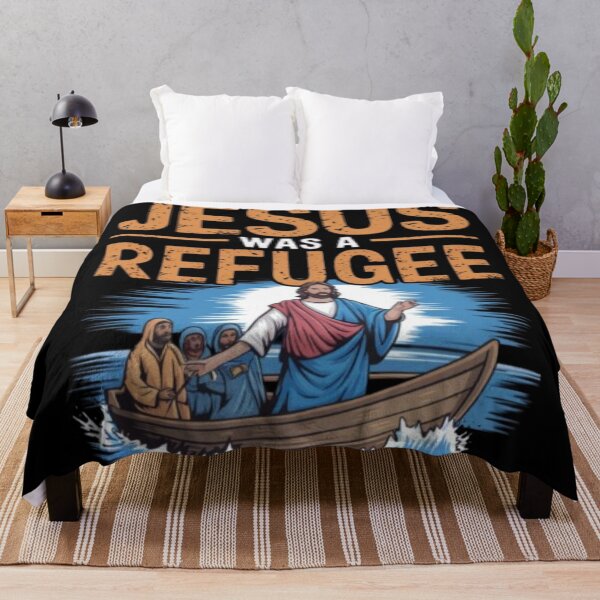Item preview, Jesus was a refugee  designed and sold by Obinne.