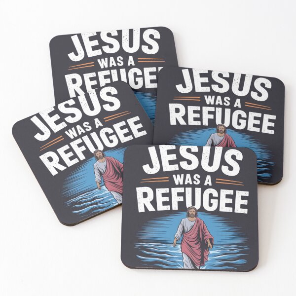 Item preview, CUTE JESUS WAS A REFUGEE  designed and sold by Obinne.