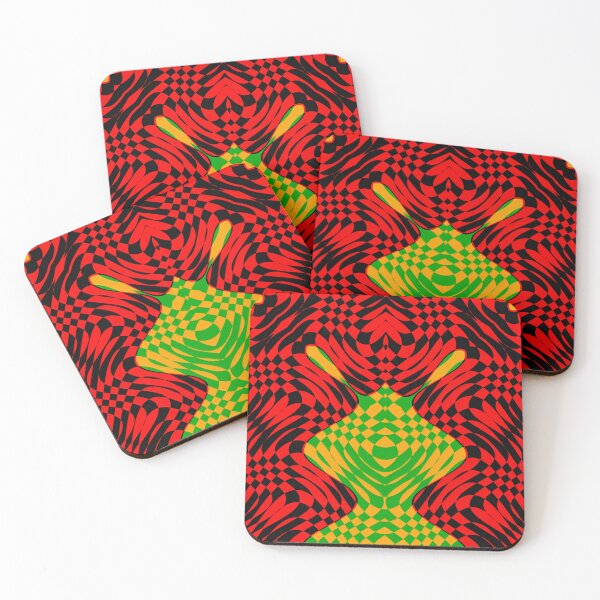 Item preview, VICTOR VASARELY VARIABLE GEOMETRY CHECKERBOARD ART DANCE PAINTING ##2 designed and sold by Ralek.