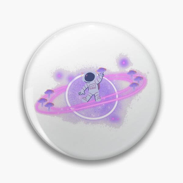 Item preview, Astronaut and Cosmic Mushrooms – Space Fantasy Art designed and sold by KA-Design-Art.