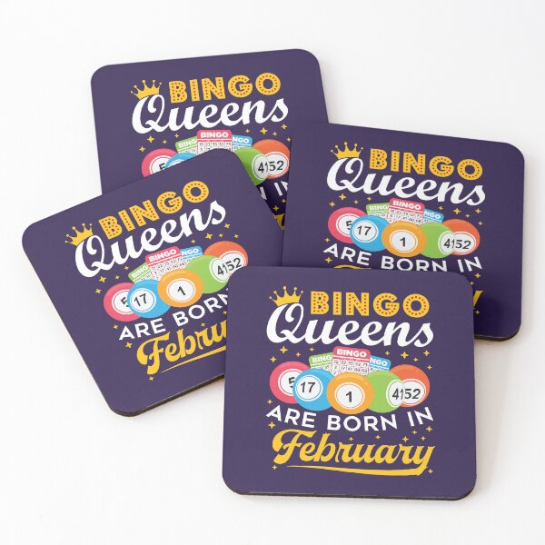 Item preview, Bingo Queens Are Born in February  designed and sold by jaygo.