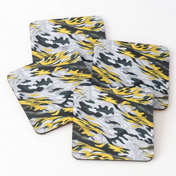 Item preview, Yellow Camo Stripe Camouflage Pattern designed and sold by CamouflageLab.