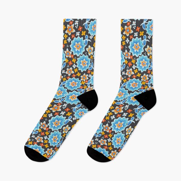 Item preview, Blue Floral Retro designed and sold by zeljkica.