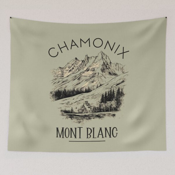 Item preview, Chamonix - Mont Blanc - Vintage Design designed and sold by GoodOldVintage.