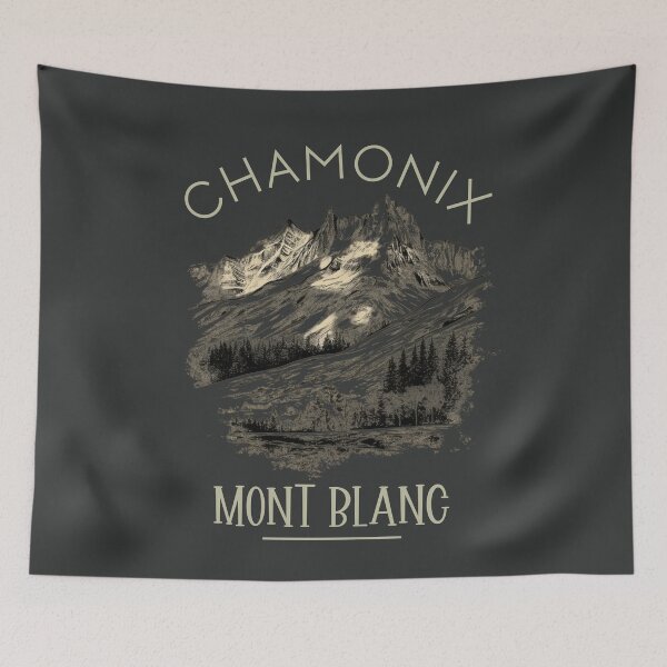 Item preview, Chamonix - Mont Blanc - Vintage Design designed and sold by GoodOldVintage.