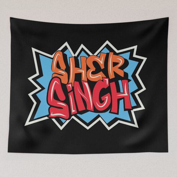 Item preview, Sher/Singh in Pop Art Style designed and sold by mindikr.