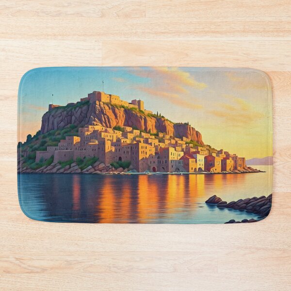 Item preview, Monemvasia, Greece: Sunset on the Medieval Island designed and sold by LSVart.