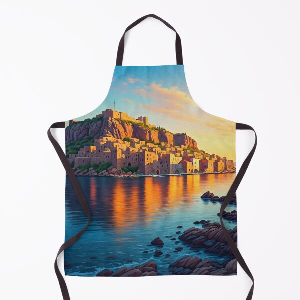 Item preview, Monemvasia, Greece: Sunset on the Medieval Island designed and sold by LSVart.
