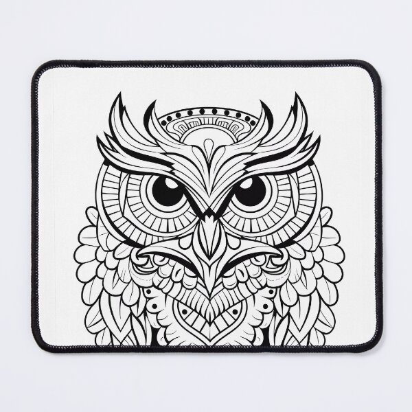 Item preview, Owl #8 Coloring Page Pattern  designed and sold by DavidColoring.