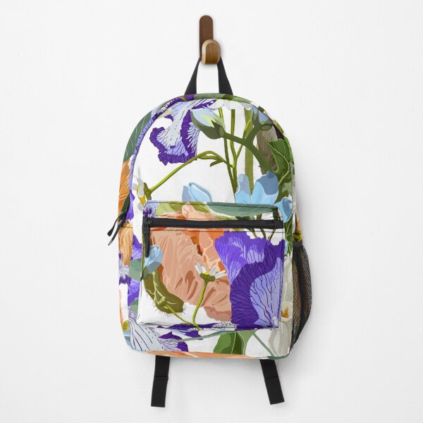 Item preview, Spring flowers. Narcissus, Iris, lily of the valley, may-lily, poppy. Seamless pattern, background. designed and sold by MatyKotiv.