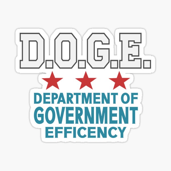 Artikel-Vorschau von DOGE-Abteilung für Regierungseffizienz, designt und verkauft von Colorfulman.