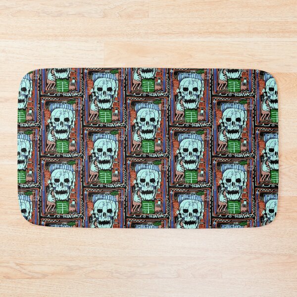 Item preview, Colorful skull designed and sold by pawelkinart.