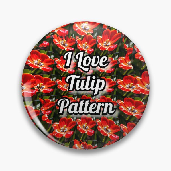 Item preview, Red Tulips Pattern designed and sold by Patternflower.