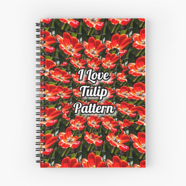 Item preview, Red Tulips Pattern designed and sold by Patternflower.