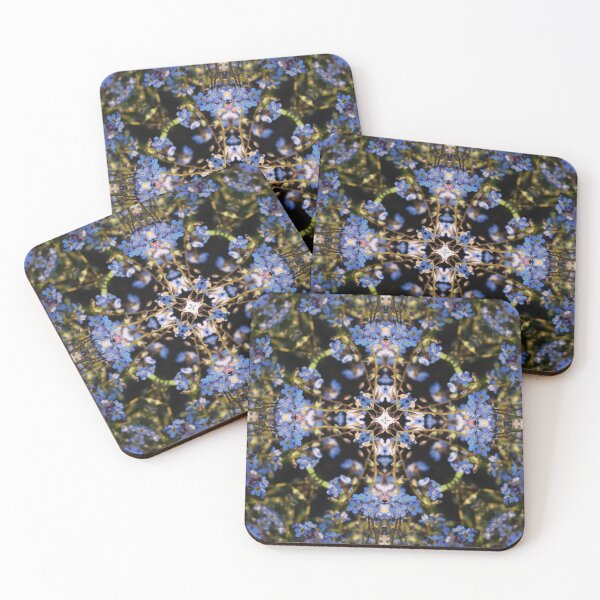 Item preview, Blue Flower Forget Me Nots in the spring garden designed and sold by Stabrowska Designs.