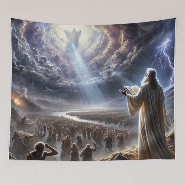 Item preview, "The Earth is Filled with Violence" – The Decree of Judgment Verse: Genesis 6:13 (KJV) designed and sold by Meta2Physical.