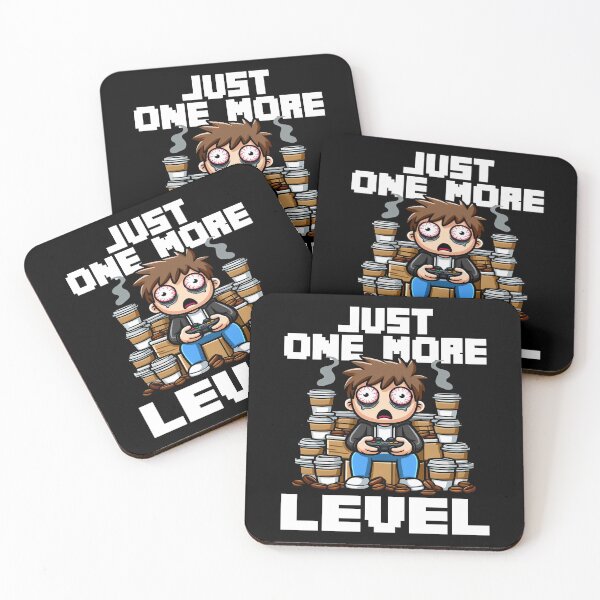 Item preview, JUST ONE MORE LEVEL - GAMER GIFT designed and sold by KEF Custom.