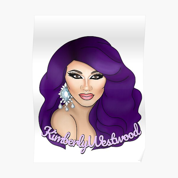 Kimberly Purple Poster