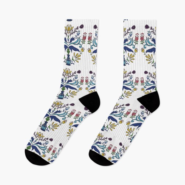 Item preview, Vegan Blue Flower Pattern designed and sold by LifeTU.
