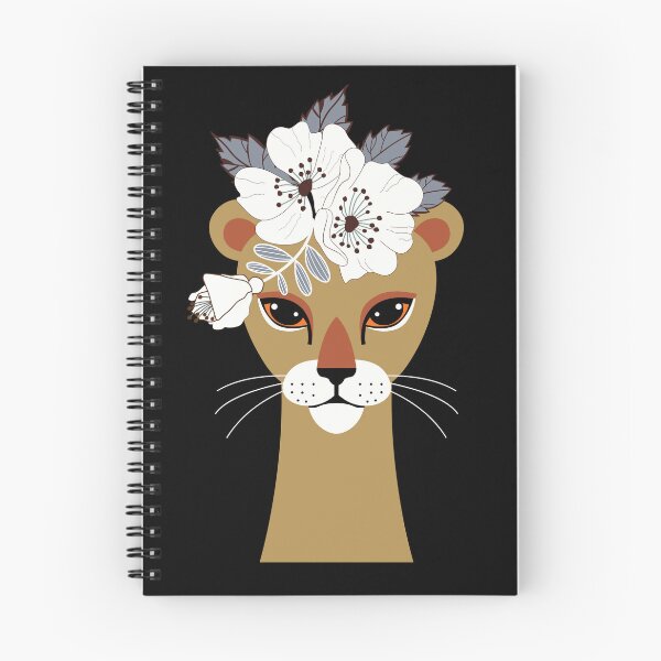 Item preview, Lioness with  Flower Crown designed and sold by mindikr.