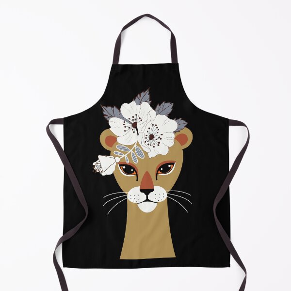 Item preview, Lioness with Flower Crown designed and sold by mindikr.
