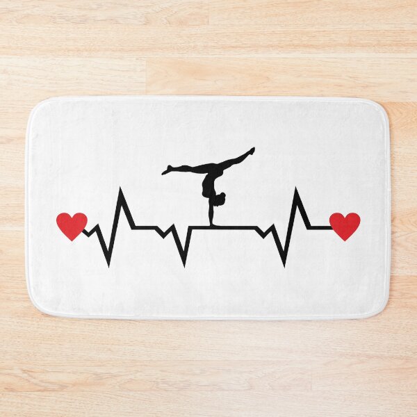 Item preview, Gymnastics Heartbeat ECG designed and sold by claudiasartwork.