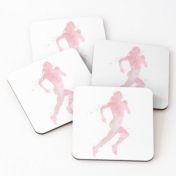 Item preview, Girl Runner Art Watercolor Gift designed and sold by LotusGifts.