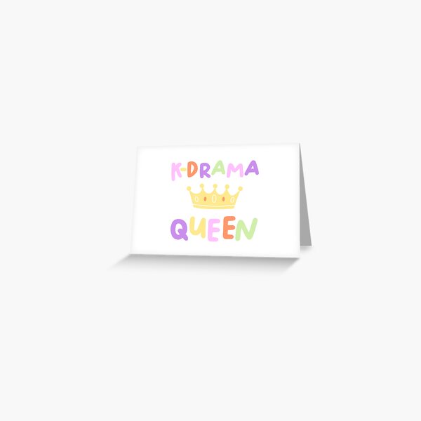 Item preview, K-Drama Queen Pastel Aesthetic Design designed and sold by SweetPeachPuff.