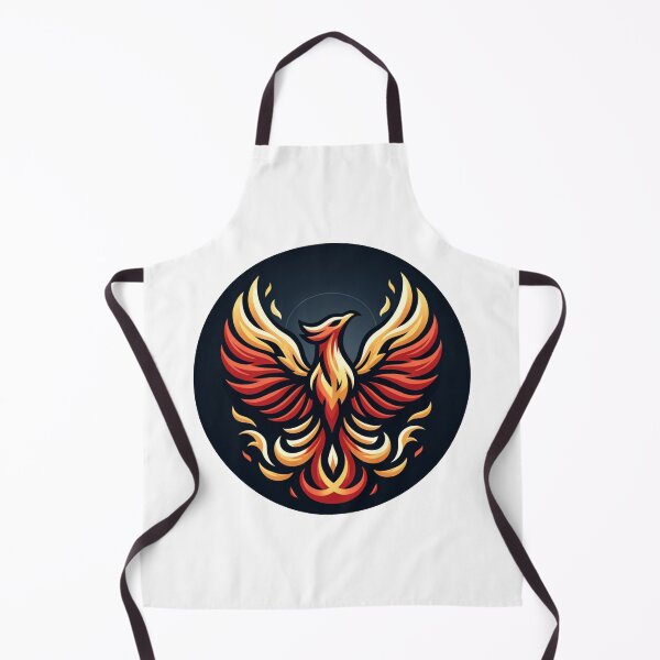 Item preview, burning phoenix logo designed and sold by 10kamp.