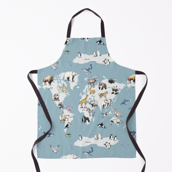 Item preview, Kids World map animals birds for children  designed and sold by Milatoo.