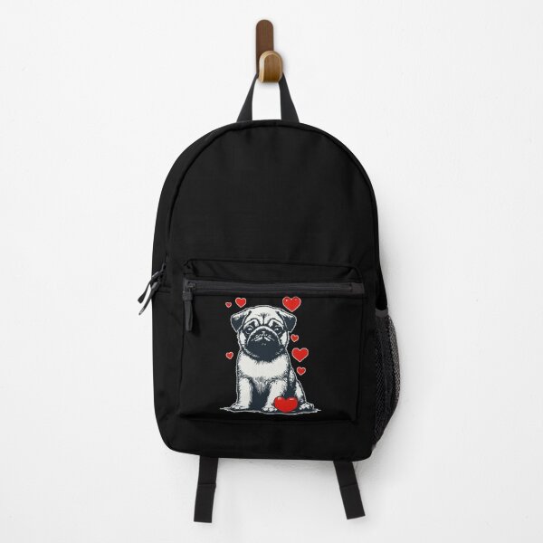 Item preview, Cute Pug Dog Valentines Day designed and sold by TomFrontierArt.