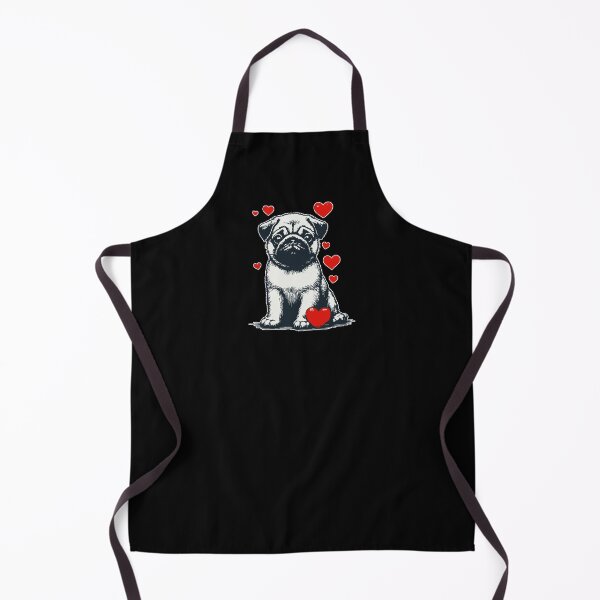 Item preview, Cute Pug Dog Valentines Day designed and sold by TomFrontierArt.