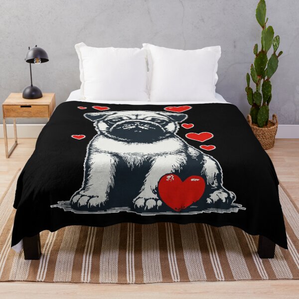 Item preview, Cute Pug Dog Valentines Day designed and sold by TomFrontierArt.