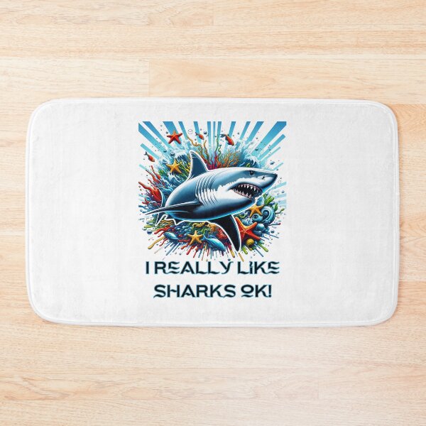 Item preview, I Really Like Sharks Ok! designed and sold by elynne9.