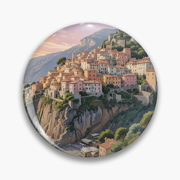 Item preview, Montepertuso, Italy: Sunset Over the Amalfi Coast designed and sold by LSVart.