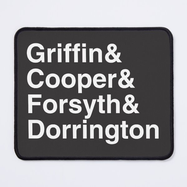Item preview, The Founding Four: Griffin, Cooper, Forsyth, Dorrington designed and sold by nickheathsport.